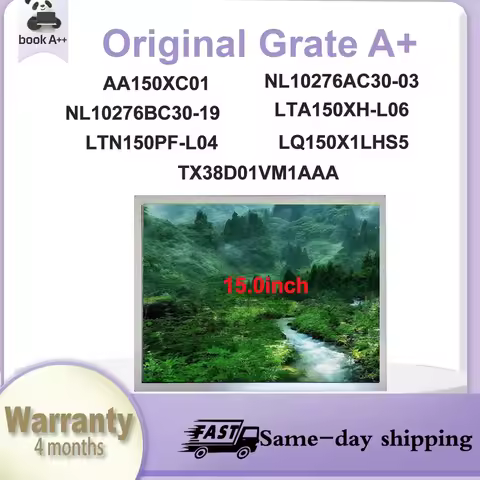 Original New A+15.0" Lcd Screen AA150XC01 NL10276AC30-03 NL10276BC30-19 LTA150XH L06 LTN150PF L04 LQ