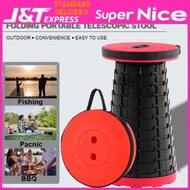 SN_ Stool  Portable Foldable Extendable  Camping Travel Outdoor Sport Folding Chair Seat Kerusi Lipa