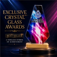 8350 Exclusive Crystal Plaque | 8350 Plak Kristal Eksklusif