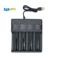 1 PCS Smart 18650 Charger Lithium Battery Charger Universal Battery USB Charger Smart Charger 4 Slot
