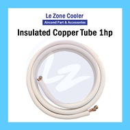 Aircond Insulated Copper Tube Copper Pipe with Insulation Flare Nut 1hp 2hp 1/4 3/8 1/2