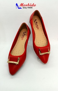 Giày Búp Bê Da Bò Thật Mũi nhọn Đế Bệt Morbido M103 SALE