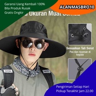 Outdoor Rimba Hat Anti UV Boonie Hat With Adjustable Chin Strap Trendy Original Latest Simple Elegan