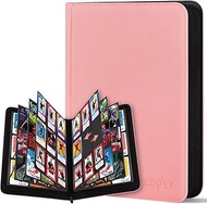 30 Pack 9 Pocket Card Binder, Premium Zip Trading Card Binder, 540 Large Capacity Side-Loading Card 
