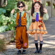 Crazy Zoo Children's Performance Costume Boy Nick Fox Suit Autumn Clothes Girls cos Dress Halloween 