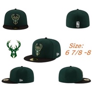 Milwaukee Bucks Hat 2021 NBA Finals Bound Sidepatch 5.9. Fif. Ty Hat Adjusted Green And Black Basket