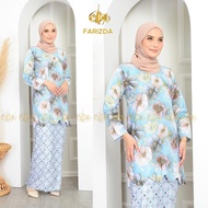 Marjan Baju Kurung Farizda Scallop 8D Premium Soft Satin Matching MC201