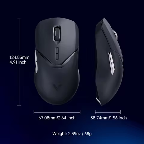 Rapoo VT9PRO PAW3398 Wireless Gaming Mouse 26000DPI 68g Lightweight Wired Wireless Mouse 160H Super 