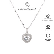 Dây chuyền kim cương Moissanite Caterina Diamond Sterling silver round simulated DN018