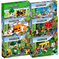 minecraft toy minecraft Minecraft Abandoned Village New Minecraft Series Compatible Particle Buildin
