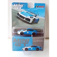 Mini GT Porsche 911 Turbo S Safety Car Blue