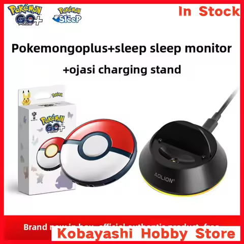 In Stock Bandai Pokemon GO Plus Genuine Pokemon Sleep Detector Accessories Christmas Gifts Gift Coll