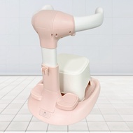 Joyplanet  ที่ยืนอาบน้ำเด็กพร้อมเก้าอี้ ที่วางเท้า และที่เสียบฝักบัว ปรับได้ 5 ระดับ hugBathStand อุ