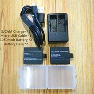 New SJCAM Sj4000 1050mAh battery charger for SJCAM Original Sj5000X wifi M10 SJ7000 soocoo c30 EKEN