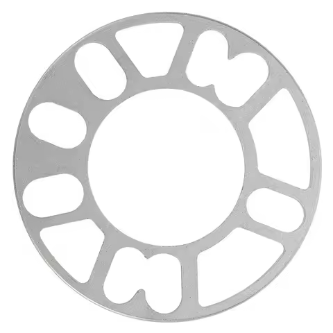 8Pcs Aluminum Wheel Spacers Shims Plate Auto Wheel Spacers 5Mm Stud For 4X100 4X114.3 5X100 5X108 5X