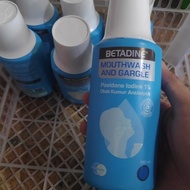 Betadine Obat Kumur Antiseptik 190 ml Mouthwash gargle Sariawan rongga sakit gusi bengkak betadin ke