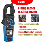 0-600A Clamp Meter Hook Meter Zero Fire Wire Identification AC/DC Three-Purpose Meter 5999 Counting 