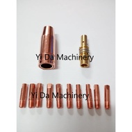 MIG TIP HOLDER SET C/W CONTACT TIP , GAS NOZZLE & TIP HOLDER