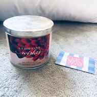 A THOUSAND WISHES 3 WICK BATH AND BODY WORKS