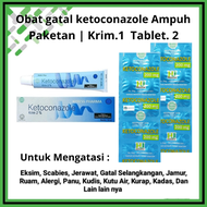 Obat Gatal Ampuh Paketan Tablet Salep Ketoconazole obat gatal seluruh badan, obat salep gatal kulit,