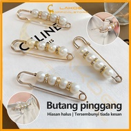LAKOE Pinggang Pengaturan Bros Waist Brooch Buckle Women Trousers Reduce Waist Size Anti-Glare Pin