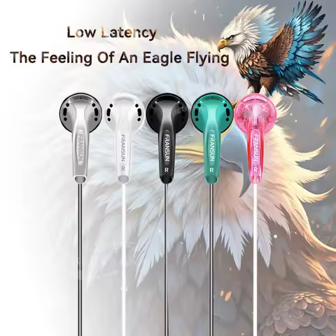 9D Heavy Bass Gaming Headphones 3.5mm HIFI Music Wired Earbud 15.4mm Dynamic HD Microphone Earphone 