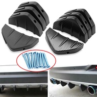 4Pcs Car Rear Bumper Spoiler Lip Modified Diffuser For Mercedes-Benz A B R G Class GLK GLA W176 w203