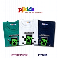 M. I. N. E. C. R. A. F. T. || CHARACTERS TSHIRT II KIDS 2-10 Y/O TEENS 10-17 Y/0 II PJKIDS
