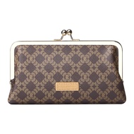 Royal Bagger กระเป๋าสตางค์แบบบาง RFID ของผู้หญิงกระเป๋าหนังจูบเคลือบลายเซ็นต์ & หนังฟอกฝาดสีเข้มผัก5