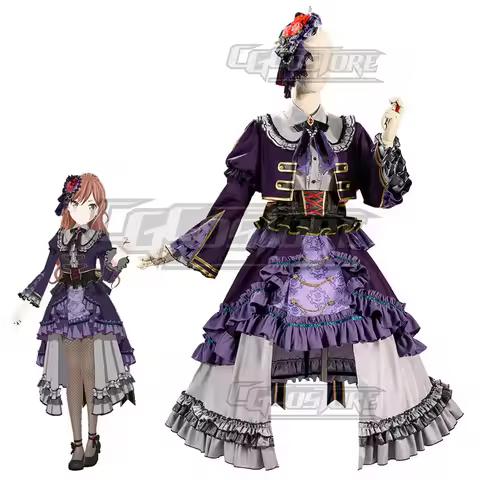 BanG Dream! Imai Lisa Cosplay Costume Anime Dresses Christmas Halloween Free shipping CG1879