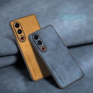 Luxury Skinsheep Leather Case for Meizu 21 Note 21pro Frosted Silicone Protection Hard Shockproof Ph