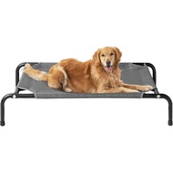 EHEYCIGA Elevated Dog Cot Beds for Large Dogs, Raised Outdoor Dog Hammock, Lifted Pet Platform with 