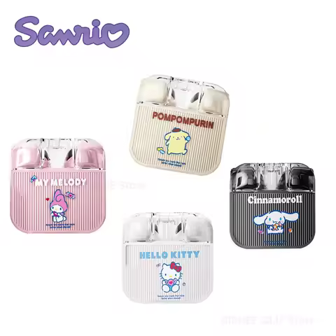 Hello Kitty TWS Earbuds Q53 Sanrio Wireless Earphones Bluetooth Cinnamoroll Music Sport Touch Contro