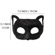 Mask Ball Mask Animal Fox Stage Halloween Carnival Mask Black Fox Mask Red Cat Mask Atmosphere
