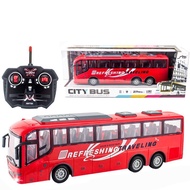 Remote Control School Bus with Light 4CH Electric Simulation RC Tour Bus Model Toys 1:30 SCALE RC Bu
