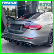 FGTRE For Mercedes-Benz E-Class W213 2016-2021 Spoiler E200 E300 E320 E63 ABS Plastic Rear Trunk Lip