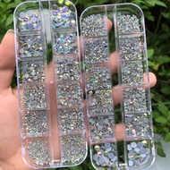 7-color glue foot stones, 7-color mesh foot stones