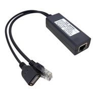 PoE 轉 USB 分離器 48V→5V 2.4A｜IEEE802.3af/at｜Raspberry Pi / IP Camera 供電PoE to USB Splitter 48V to 5V 2.