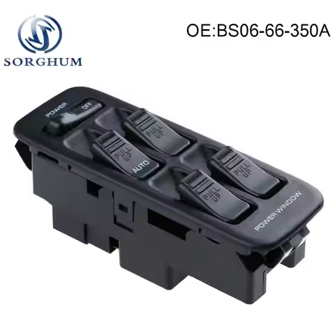 Sorghum BS06-66-350A BS06-66-350A Front Left Hand Driver Electric Power Window Switch Control Button