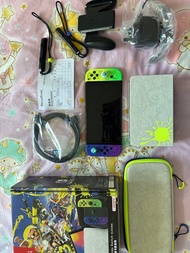 Switch Oled (Splatoon 3 version) Full Set