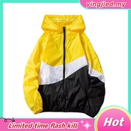 0396 HENRY Unisex Jacket Couple men women plus size sports sunscreen jacket windbreaker jaket sukan 