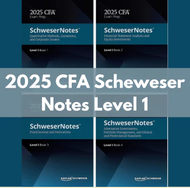 Bộ CFA level 1 2025 Schweser notes (tặng Free Quicksheet)