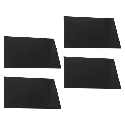 4pcs Aluminum Plates A4 Size Blank Aluminum Sheets For Laser Engraving Black Anodized Metal Plates F