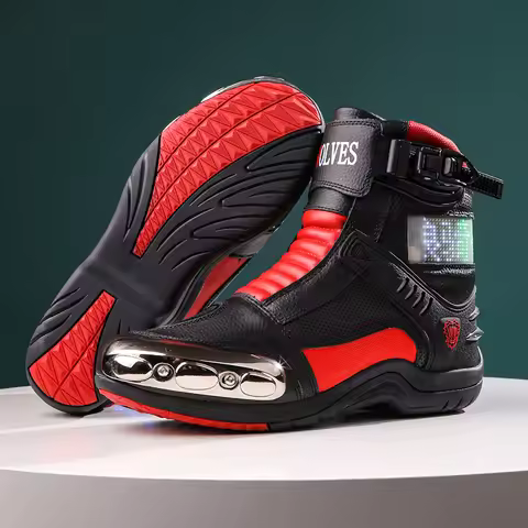 Motorcycle Racing Boot Motorcycle Protective Enduro Boots Gear Shift Speed Long Shoes Motorcyclist M