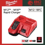 Milwaukee M12 - M18 Rapid Charger M12-18FC