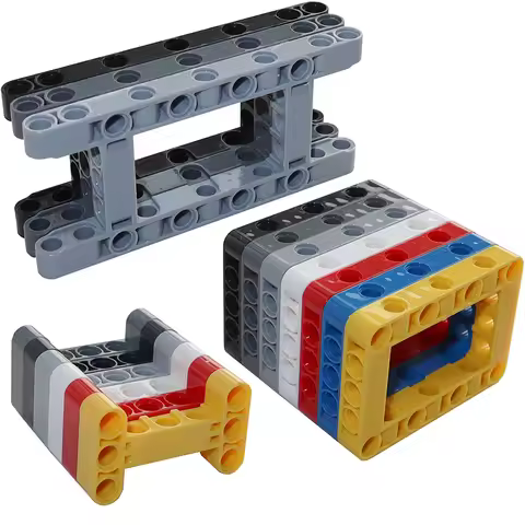 MOC Technical Parts Liftarm Modified Frame Thick 5x11 5x7 Beam 64178 64179 H-Shape Thick 3x5 14720 D