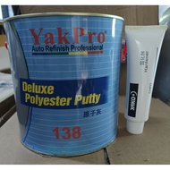 YakPro 4KG Simen Kereta + hadener warna Merah(Brown)dan Kelabu(Grey)/Putty 4KG