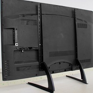 Universal TV Large Stand Height Adjustable Base for Most TV Up to 55inch Max Leg Stand Holds Up to 6