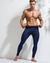 Men Compression Pants Gym Leggings Fitness Sportswear Running Tights Elastic Workout Quick Dry Leggings Male Sport Tights