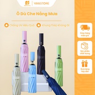 Super Durable Umbrella 24 Spokes - 99% UV Sunscreen, Automatic Opening and Closing, Stainless Steel 